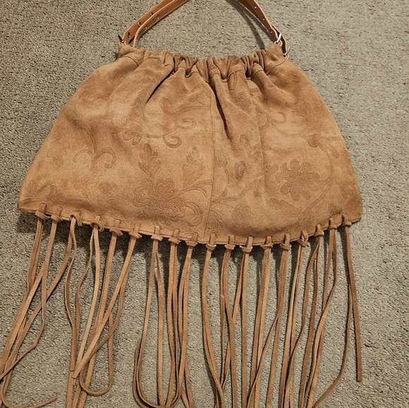 EL PORTAL Suede and leather bag - Picture 3 of 9